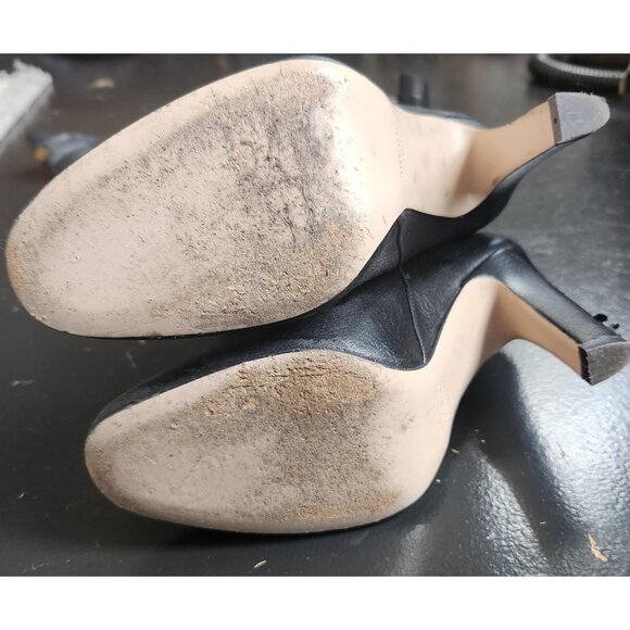 Stuart Weitzman Black Over the knee Leather Boots Size 8.5M - Picture 9 of 14